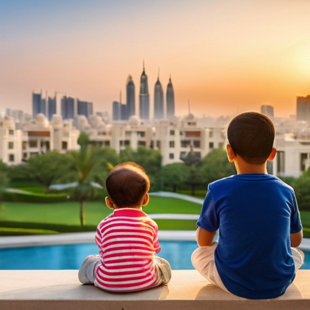 세금 절감 효과가 있는 투자 전략 - **Image Prompt: Serene GCC Real Estate Prosperity**
A wide shot of a modern, luxurious villa or ...