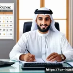 Home 22 세금 계획의 중요성과 필요성 - A professional Arab man in traditional business attire sitting at a modern desk with multiple digita...
