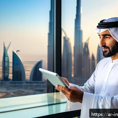 Home 31 세금 효율적인 연금 재테크 방법 - A sophisticated Middle Eastern man in his late 50s, wearing traditional attire with a modern twist, ...